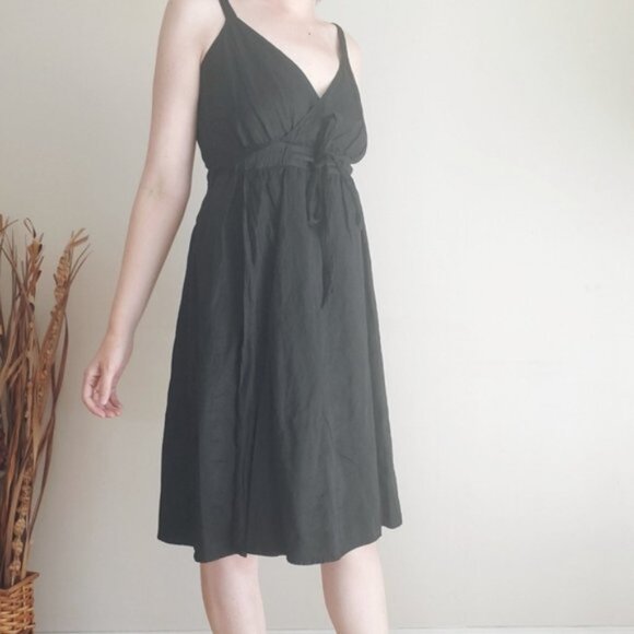 Eileen Fisher Black babydoll dress - Picture 2 of 14